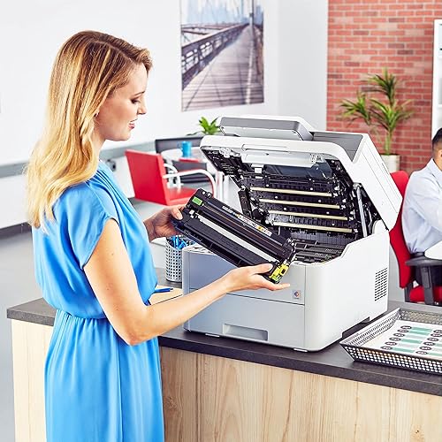 Miniatura 3 de Brother MFC-L3710CW Impresora LED digital láser a color inalámbrica todo en uno, color blanco - Impresión de copia de fax - 19 ppm, 600 x 2400 ppp,