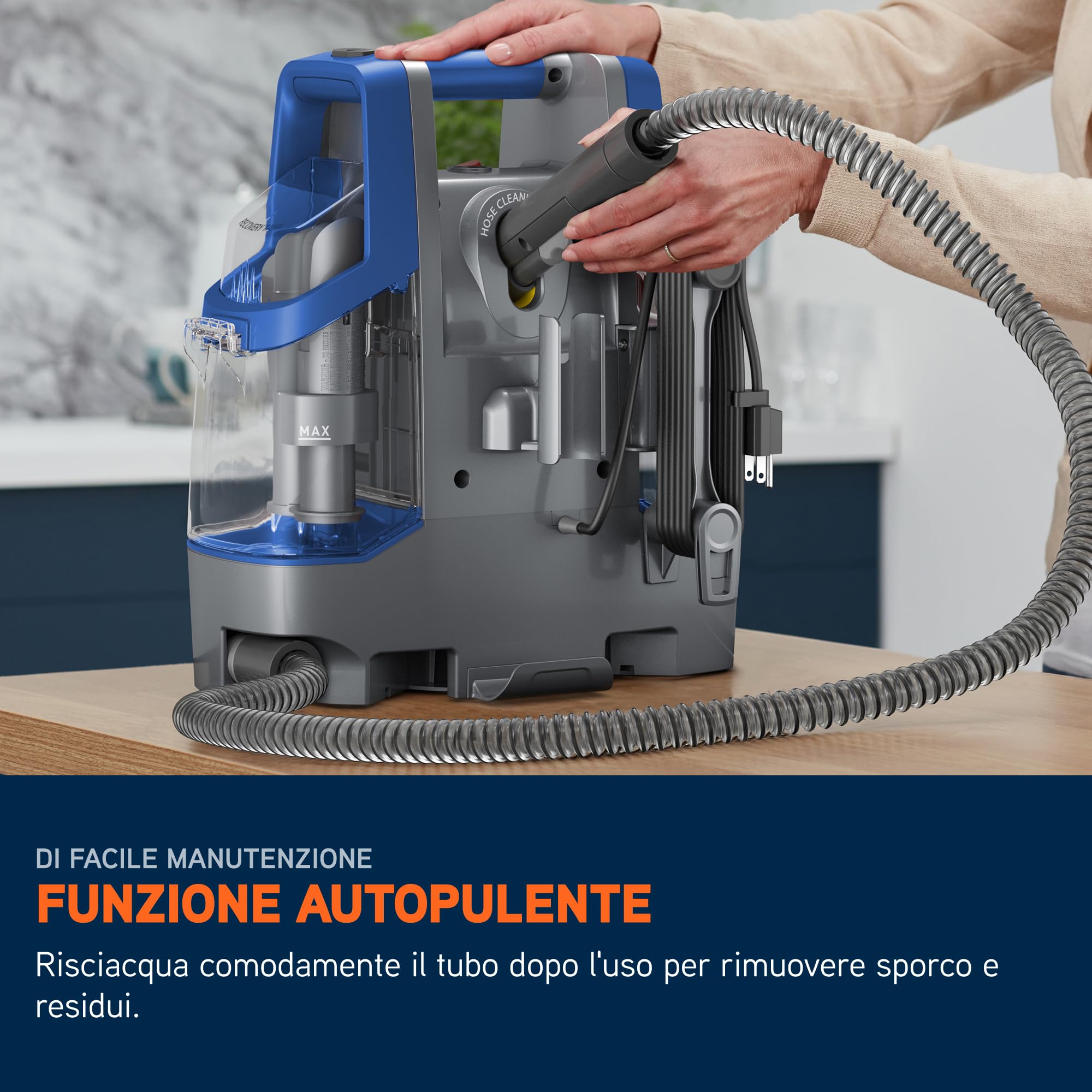 Vax SpotWash Duo smacchiatore per tappeti e tessuti con accessorio per animali domestici e strumenti per uso quotidiano. Lavapavimenti per pavimenti, divani, auto, scale. Pulitore domestico portatile