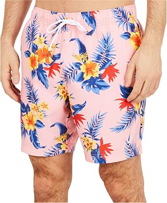 Amazon.com: Nautica Traje de baño de secado rápido con cintura elástica para  hombre : Ropa, Zapatos y Joyería