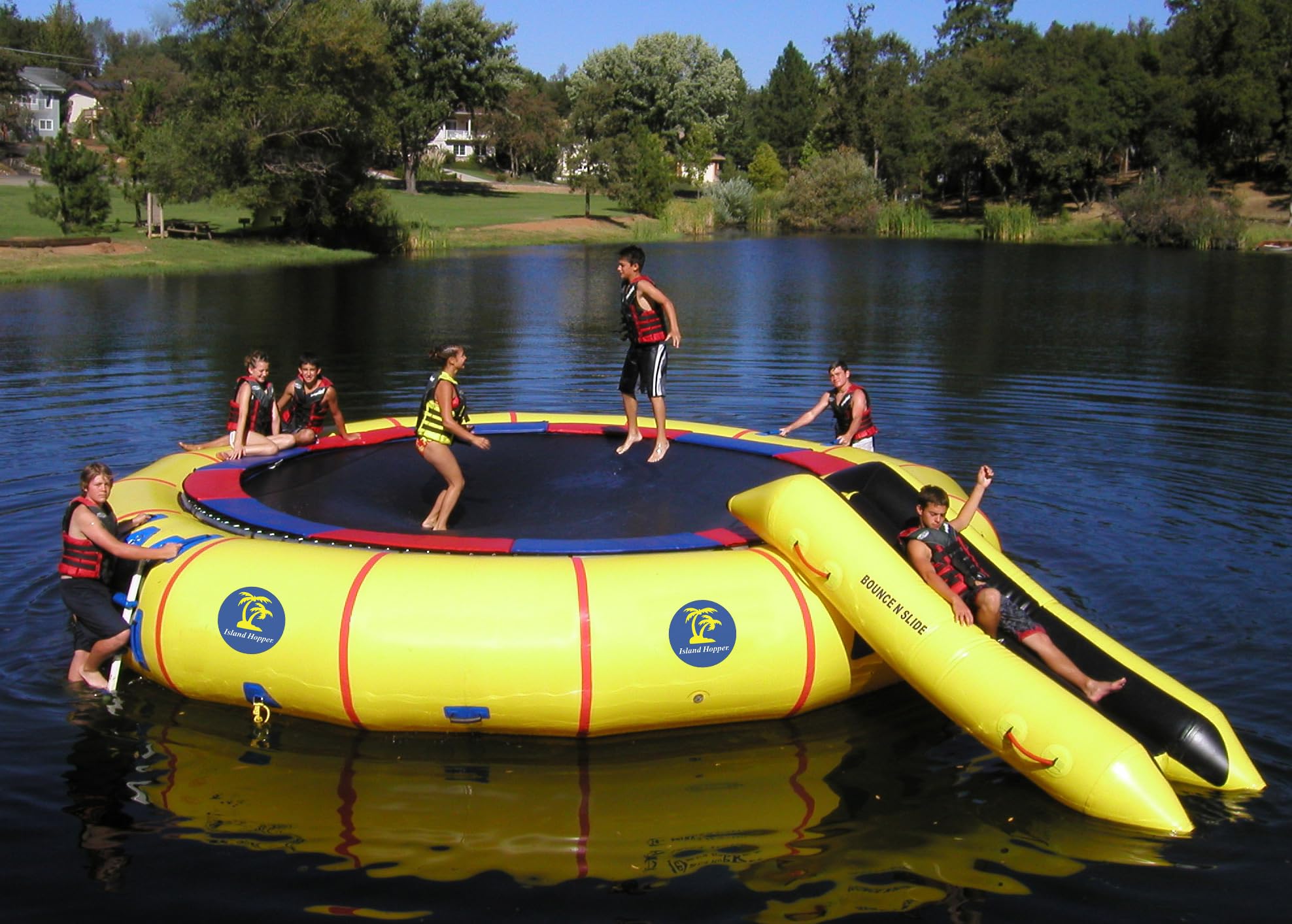 inflatable water trampoline The best water trampolines Simple