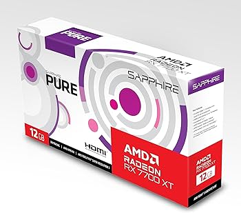 Amazon | Sapphire 11335-03-20G Pure AMD Radeon RX 7700 XT