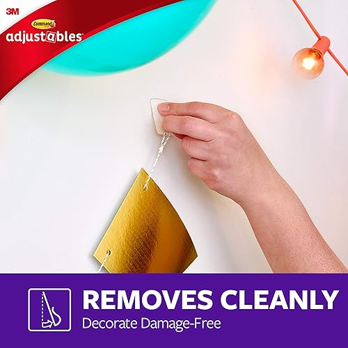 Miniatura 5 de Command AD850Q-12NA Ganchos circulares plateados reposicionables, 12 unidades