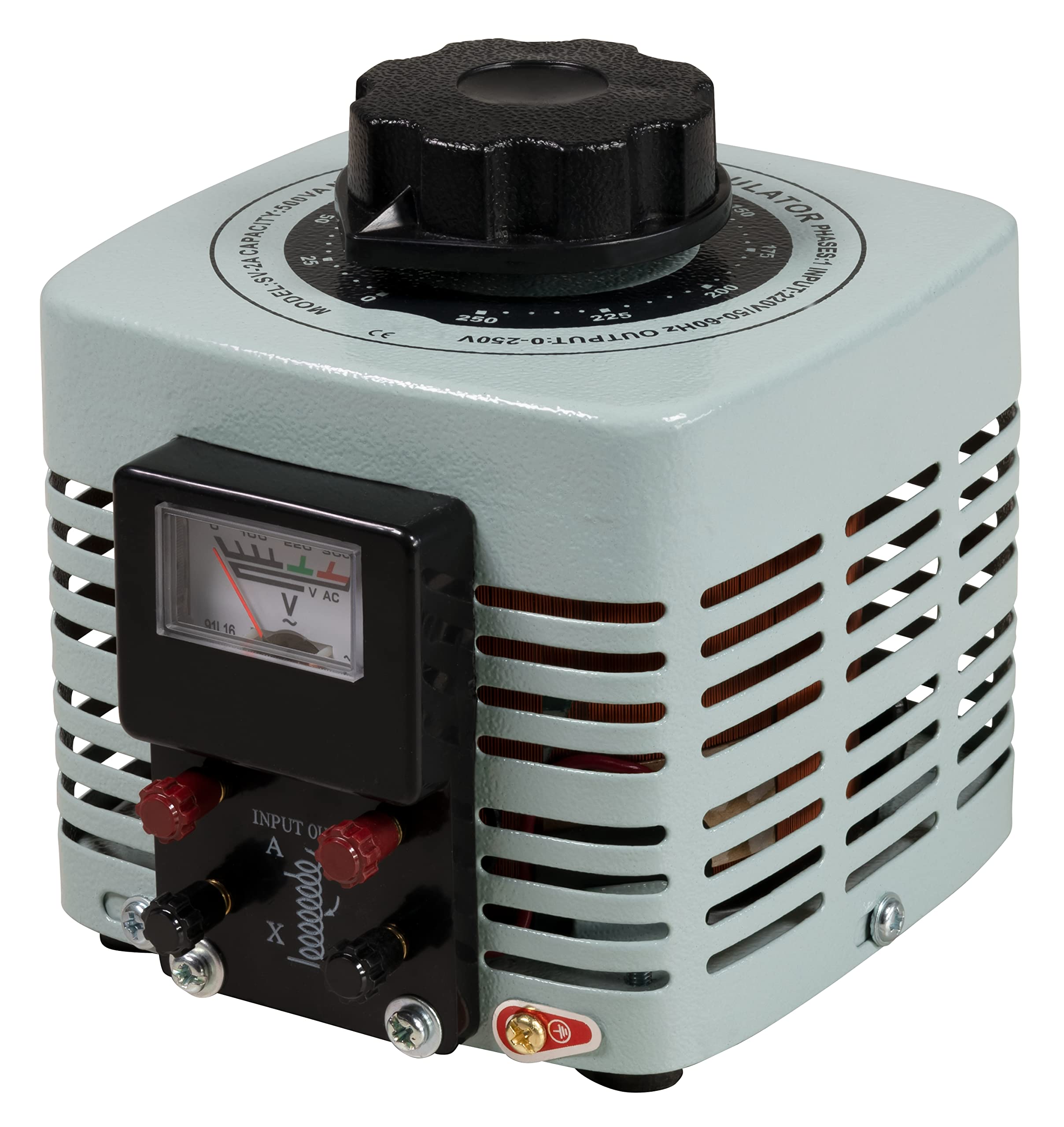 MC POWER - transformator pierścieniowy | V-2000 | 0-250 V, 2 A, 500 W, nie jest galwanicznie rozdzielony