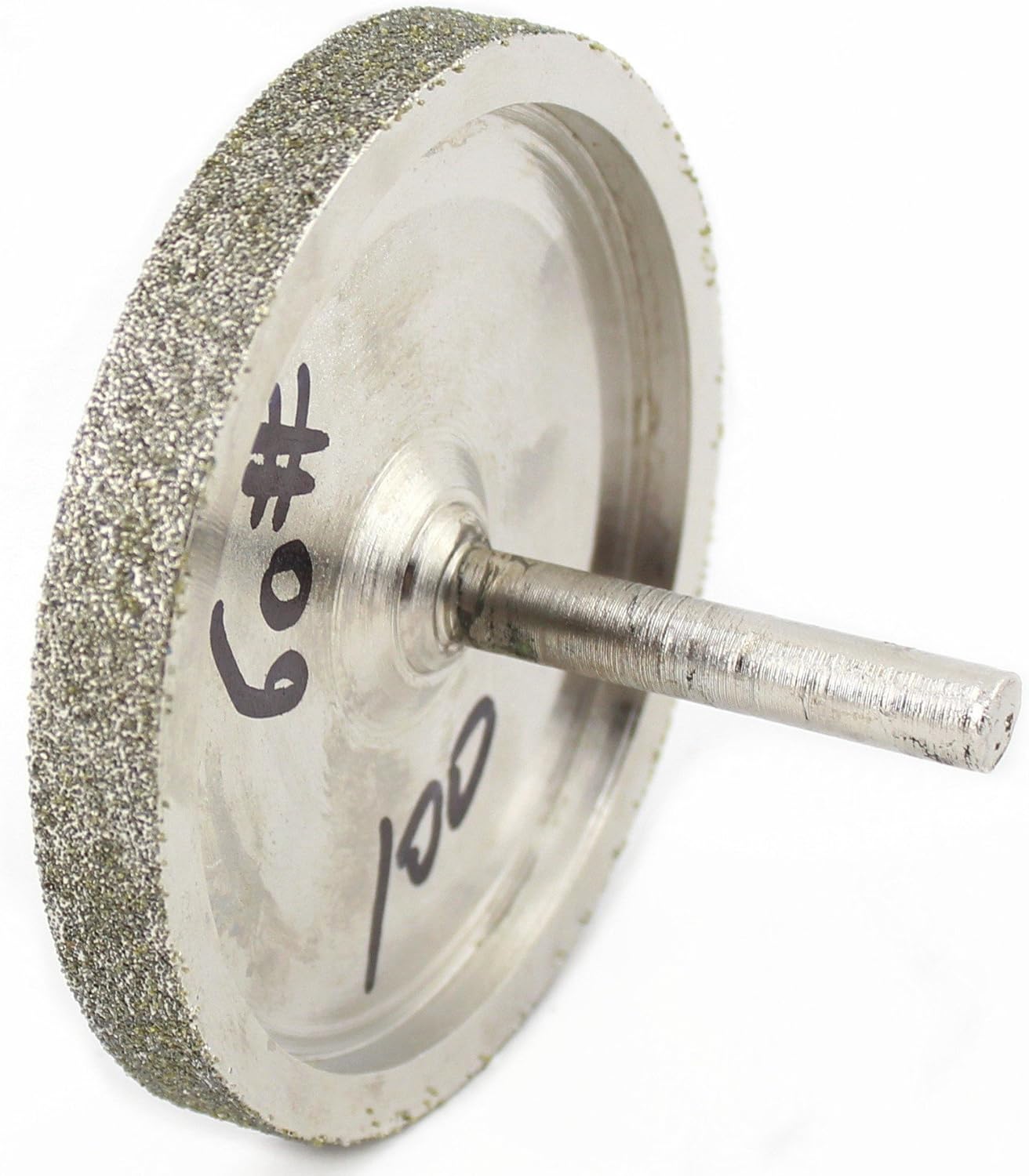 ILOVETOOL Diamond Coated 100mm CYLINDER Cylindrical Mounted Point Grinding Wheel 60 Grit