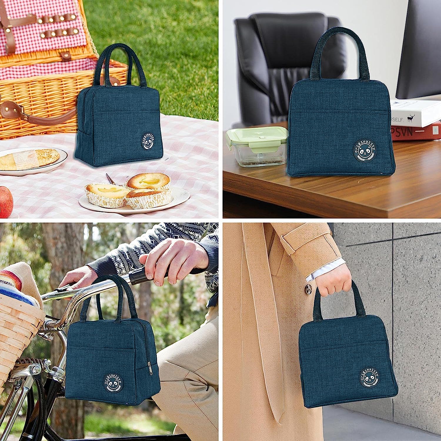 MAPPERZ Thermal Lunch Bag - Insulated & Leakproof -6