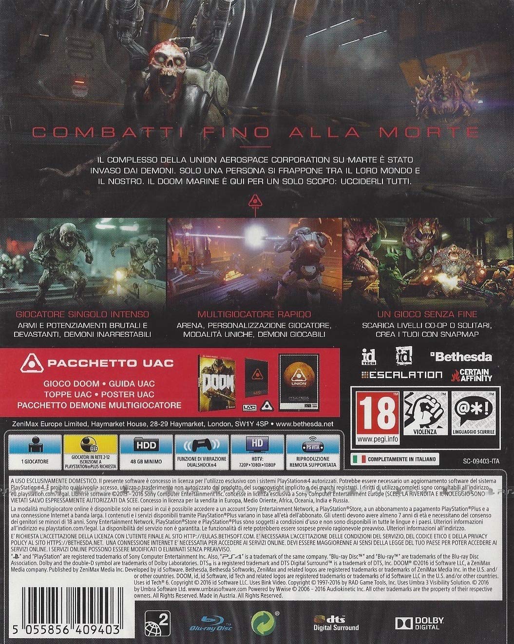 Giochi per Console Bethesda Doom UAC Edition