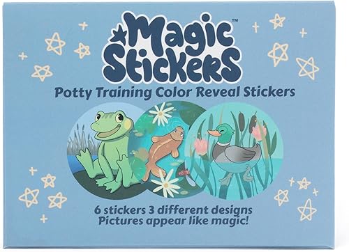 Potty Watch - Calcomanías mágicas que cambian de color para ir al baño  Entrenamiento de inodoro fácil y divertido con interactivos y 6 calcomanías