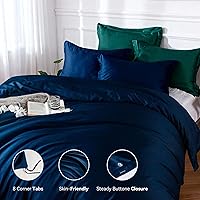 Vista 4 de Ventidora Cotton Duvet Cover Set Blue Queen