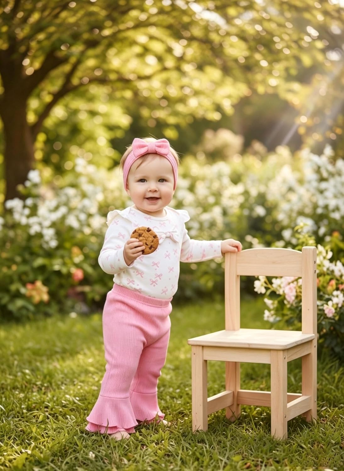 Vibebox Baby Girl Clothes Fall Winter Outfits Essentials Preemie-12 Months image 3