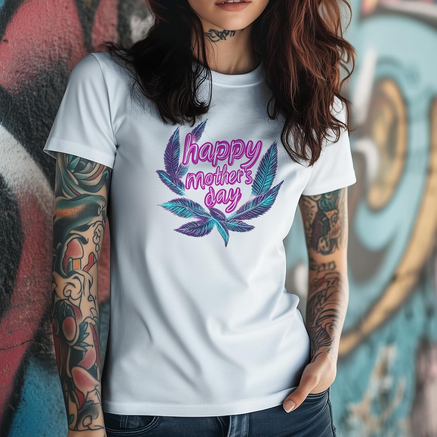 Cute Graphic T-Shirts for Women Crewneck Short Sleeve Tees Vintage Y2K Tops Loose Casual Summer Boho Outfits - Image 2