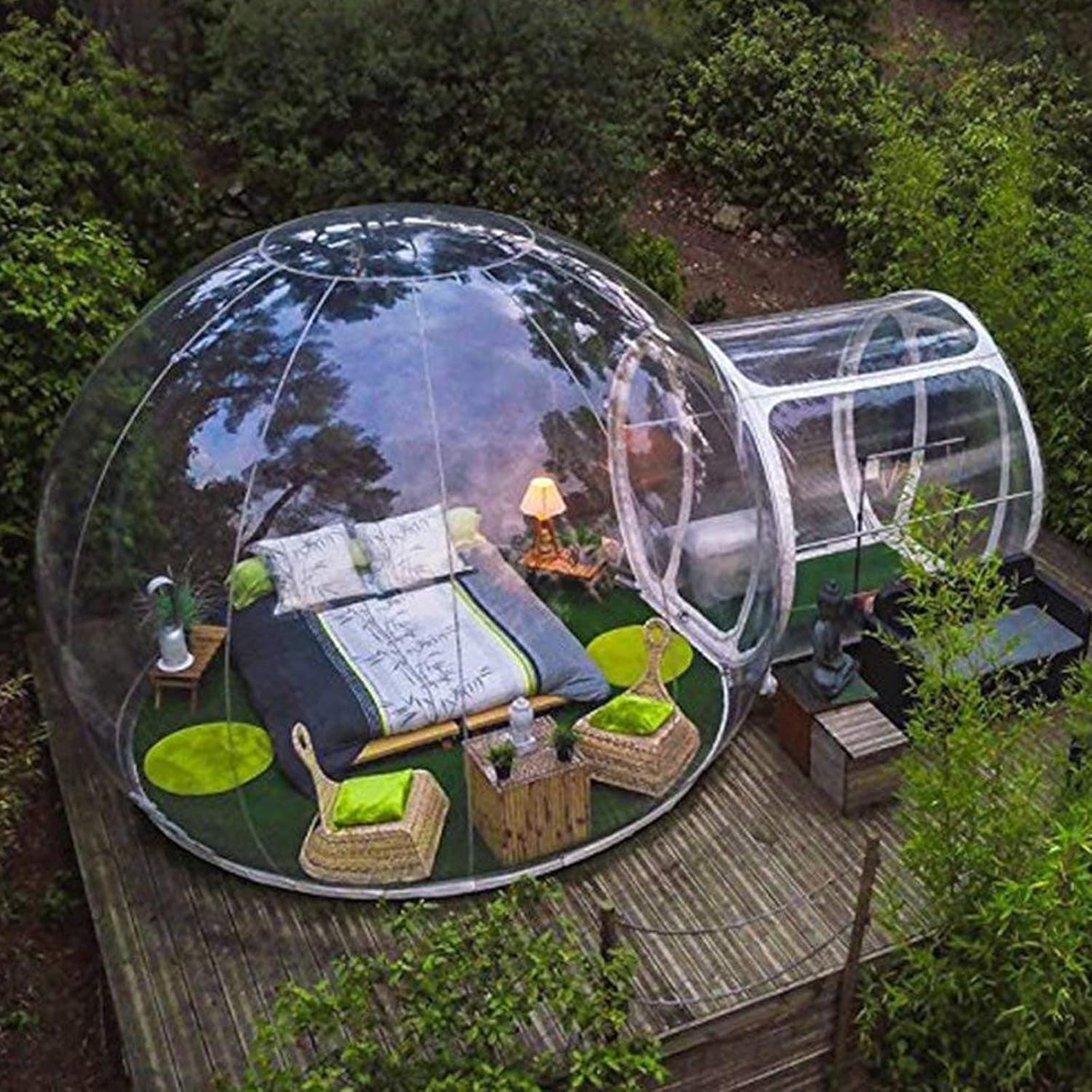 Tentes transparentes de luxe en PVC - Durables et imperméables