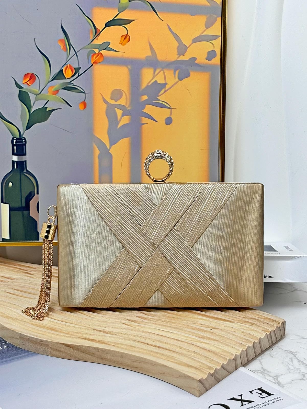 Damska torebka z uchem torebka wieczorowa torebka damska łańcuszek Crossbody Box dostawa