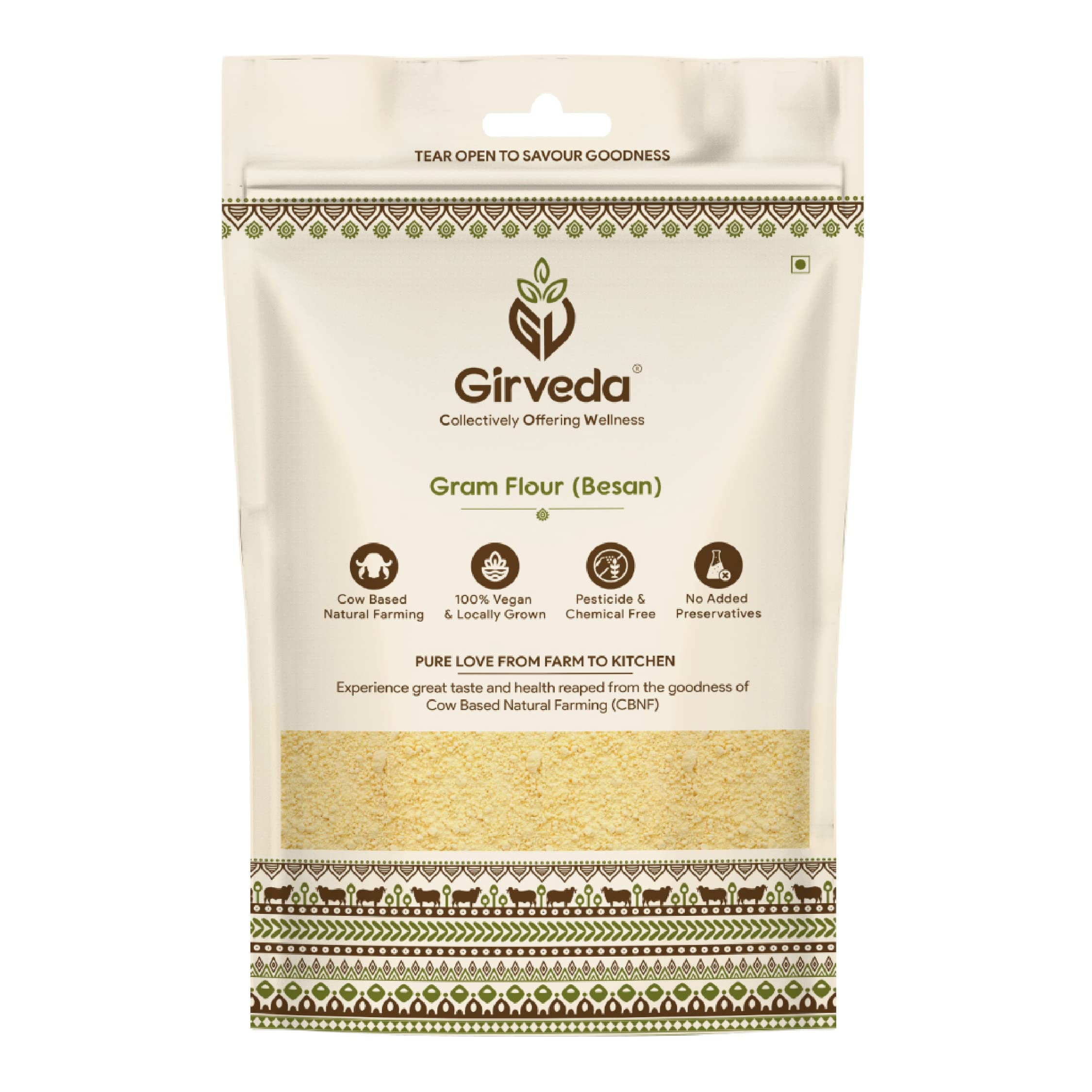 Girveda Besan 500gm(Gram Flour) Cow Based Organic Farm Product From Gir (B09N7BWZ4M) Amazon Price History, Amazon Price Tracker