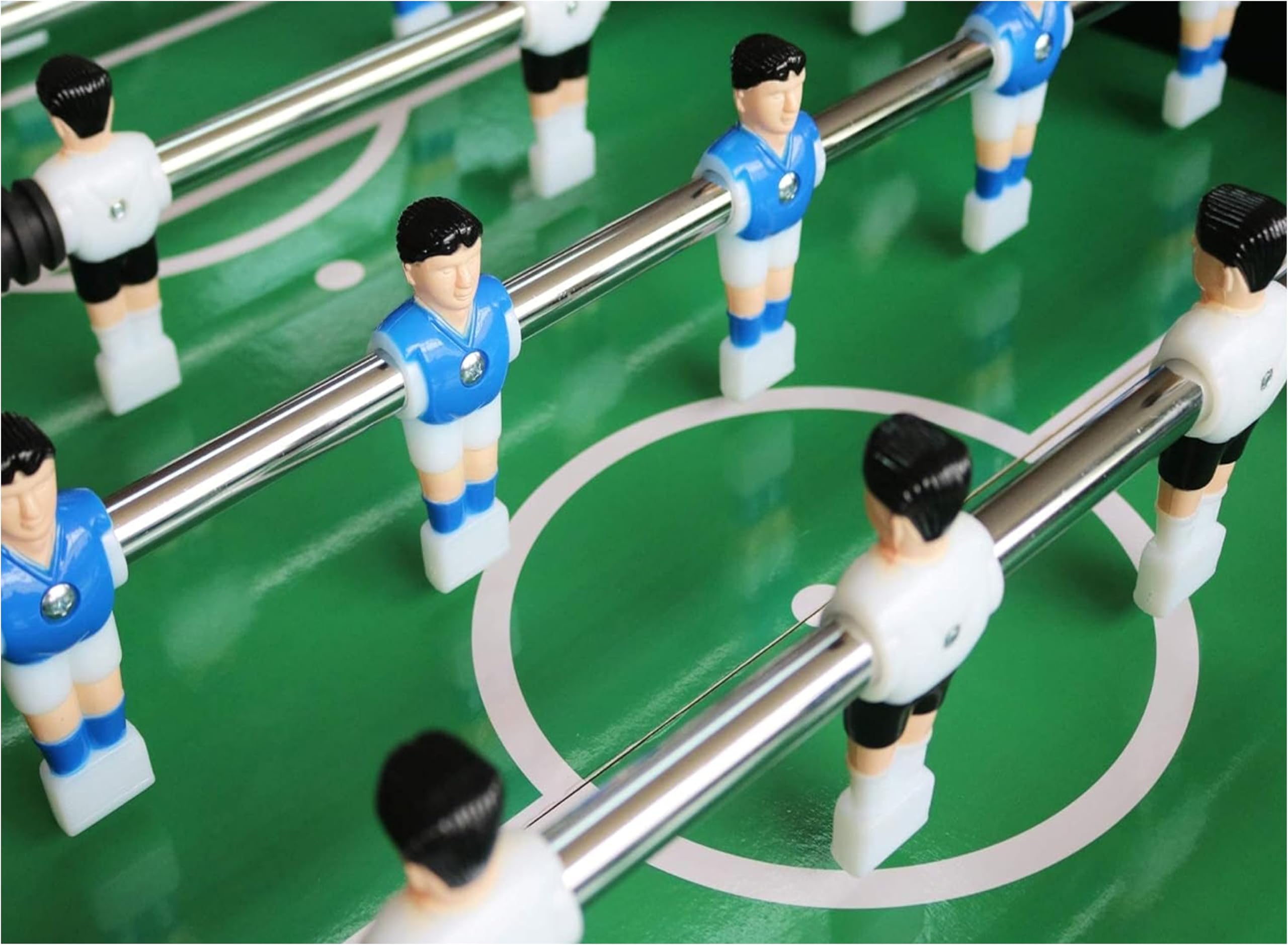 Izzy Multifunktionale Spieltische 4-in-1-Tisch und Einzeltisch für Tischfußball, Billardtisch, Tischtennis, Speedhockey, Billard und Tischtennis