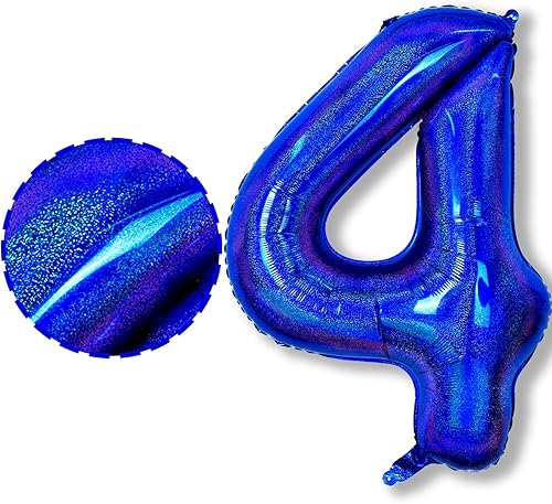 Globo azul oscuro número 8 de 40 pulgadas