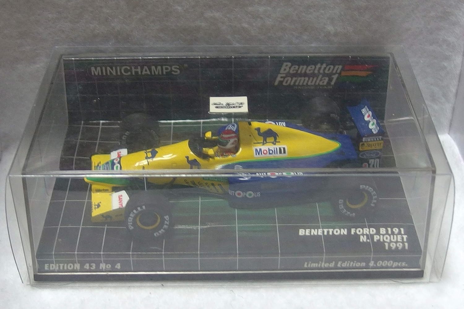 Miniatura - F1 Benetton Ford B191 Nelson Piquet - 1:43 - Edição