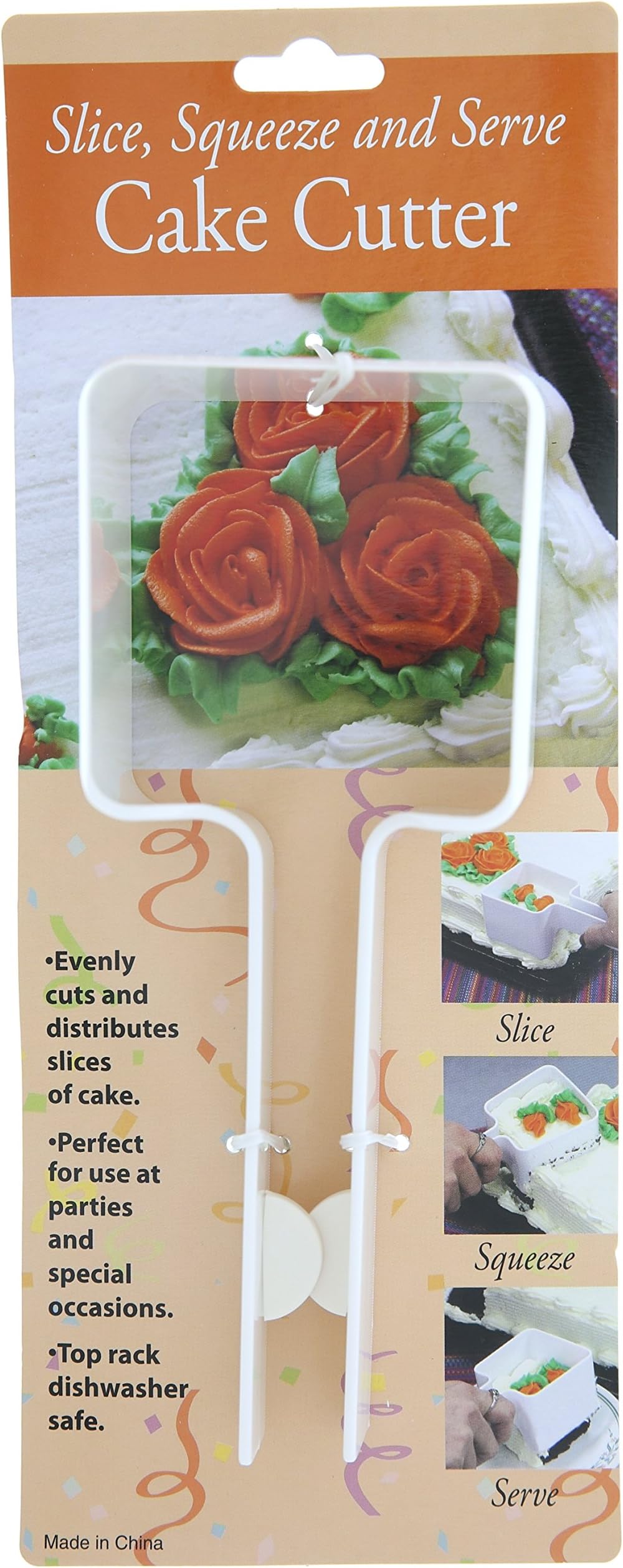 Slice, Squeeze And Serve Cake Cutter