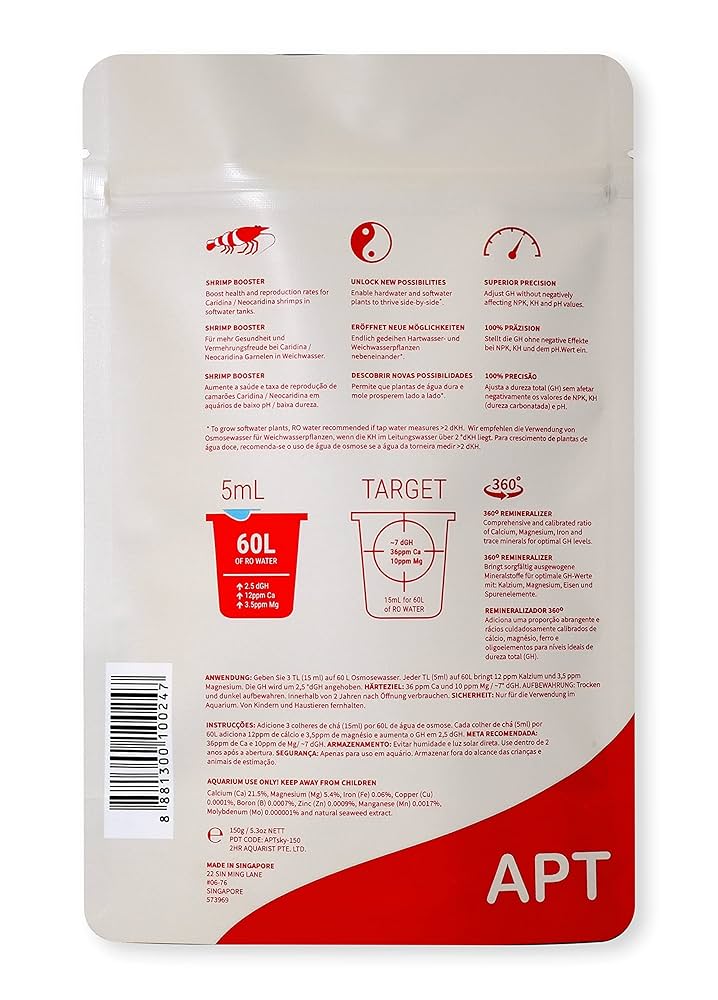 【2HR、ADA他】水質関連用品 Amazon.co.jp: シュリンプ水草水槽に GH上昇剤 APT SKY 150g