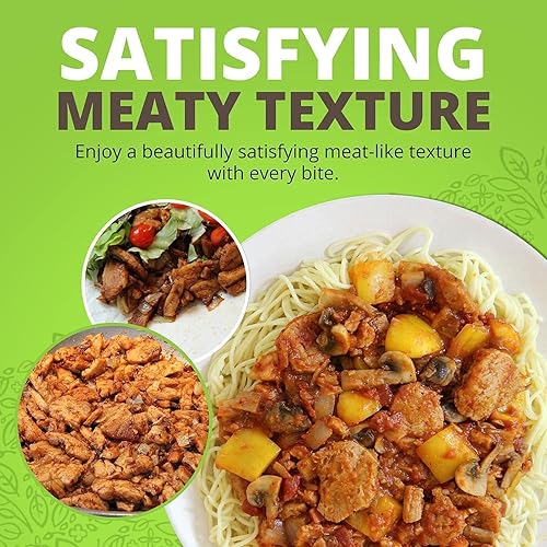 Miniatura 3 de Plant Basics - Proteína vegetal abundante, tiras sin sabor, 1 libra (paquete de 2), sin OMG, sin gluten, baja en grasa, baja en sodio, vegano,