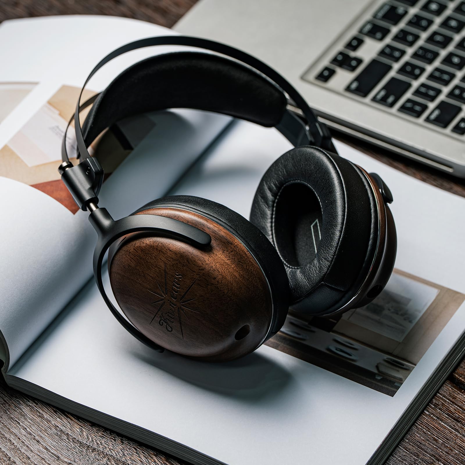 LINSOUL Kiwi Ears Atheia Kabelgebundene Over-Ear-Kopfhörer, Dynamischer + Planarer Magnetischer Dual-Treiber HiFi-Stereo-Monitor mit Geschlossener Rückseite Design, für Musiker Audiophile