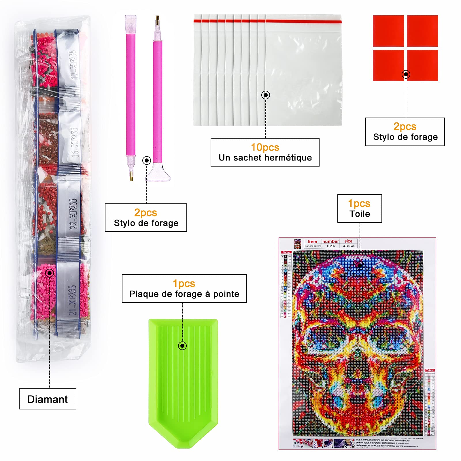 DCIDBEI 40x50CM Broderie Diamant Rond 5D Complet Enfant, DIY Diamond Painting Paysage Ciel étoilé Peinture Diamant Anime Manga, Loisirs Créatifs Adultes Décor Chambre Bureau| Déesse De La Nuit