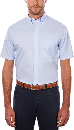 Men's short-sleeve button-down shirt