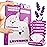 Impossibly Compact Travel Wipes - 99.5% Water - Safe for Sensitive Skin & Hypoallergenic, Resealable, Thick & Durable - For Adults, Kids & Baby Care - Lavander, 10 Pack Total 60 Wipes