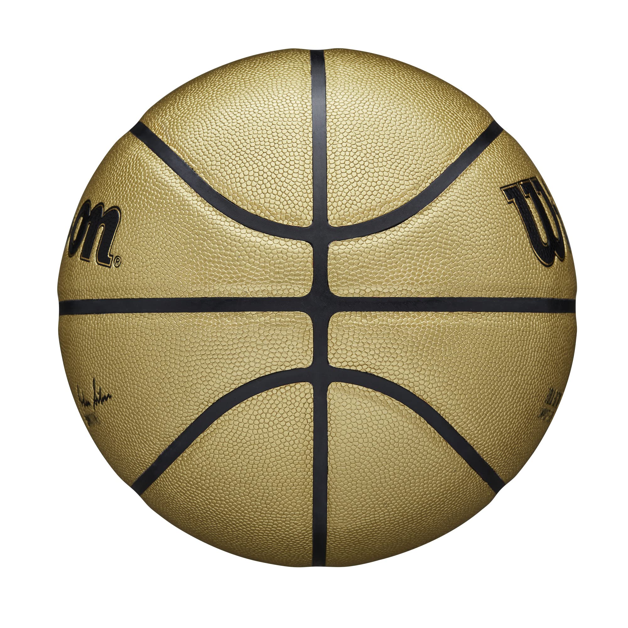 WILSON NBA Gold Edition Basketball - Gold/Black, Size 7-29.5