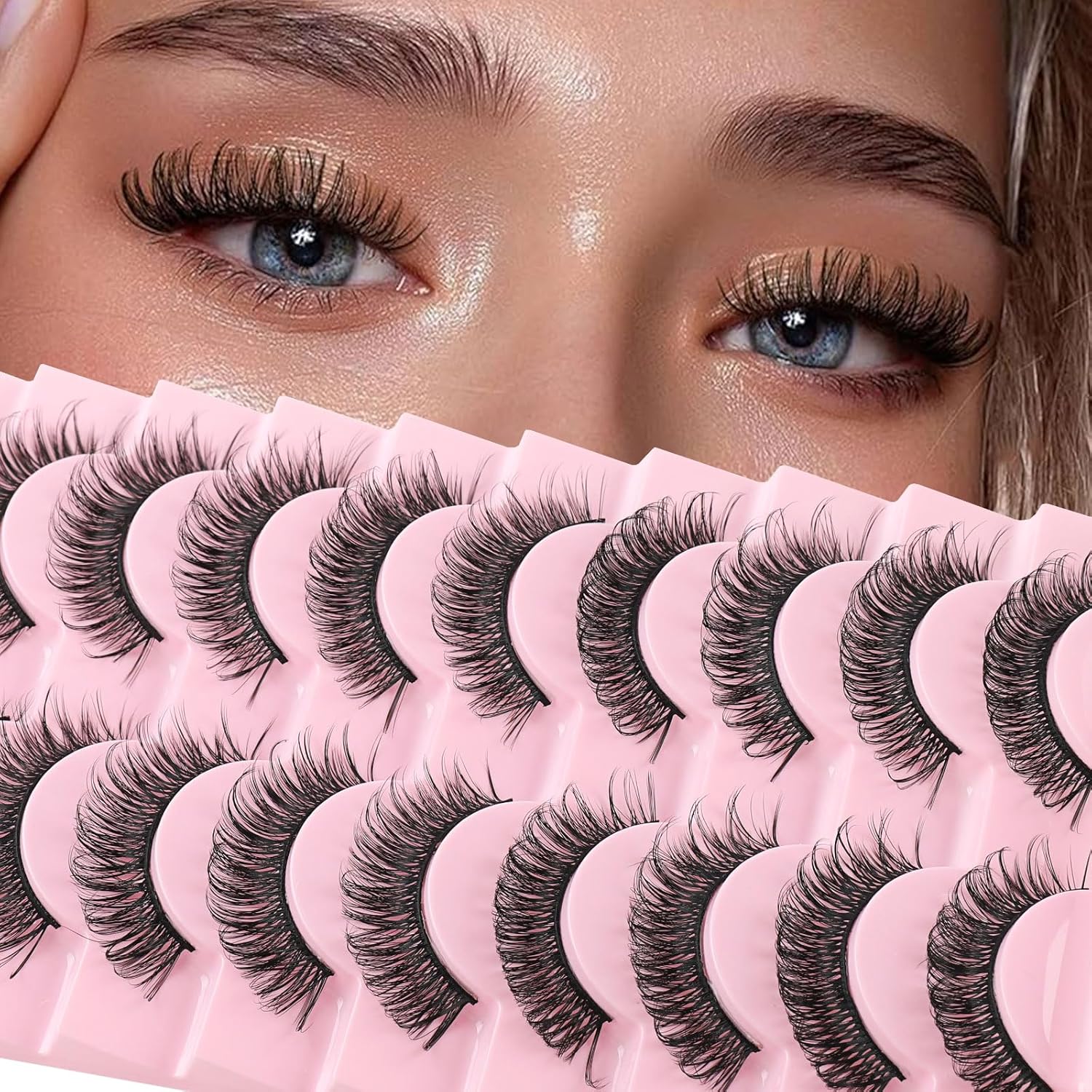 Faux cils réutilisables effet naturel Gaby