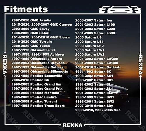 Miniatura 4 de Rexka Juego de 10 fundas de parachoques para guardabarros, protección contra salpicaduras, revestimiento de ruedas, tornillos, tuercas en U para GM