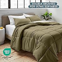 Vista 48 de Bare Home Comforter Set - King/California King Size - Ultra-Soft - Goose Down Alternative - Premium 1800 Series - All Season Warmth