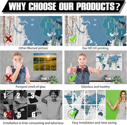 Miniatura 3 de YPY Paneles de pared insonorizados panel a prueba de sonido, tratamiento acústico para estudio, oficina, hogar, 12 x 16 pulgadas, paquete de 8