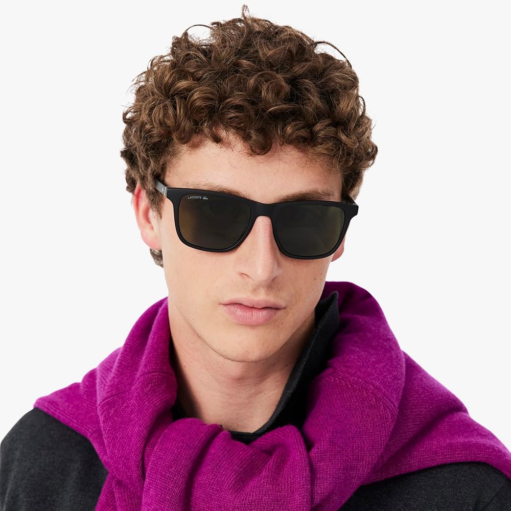 Amazon.com: LACOSTE L6041S N 002 MATTE BLACK 54/18/145 MALE