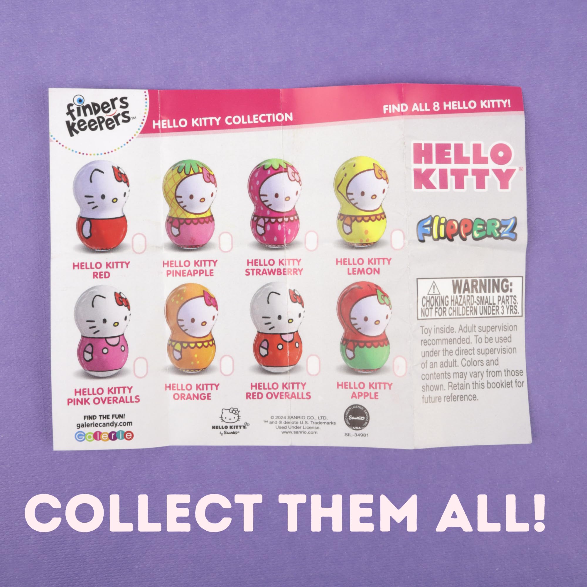 Amazon.com : Flipperz Hello Kitty Finders Keepers with Assorted