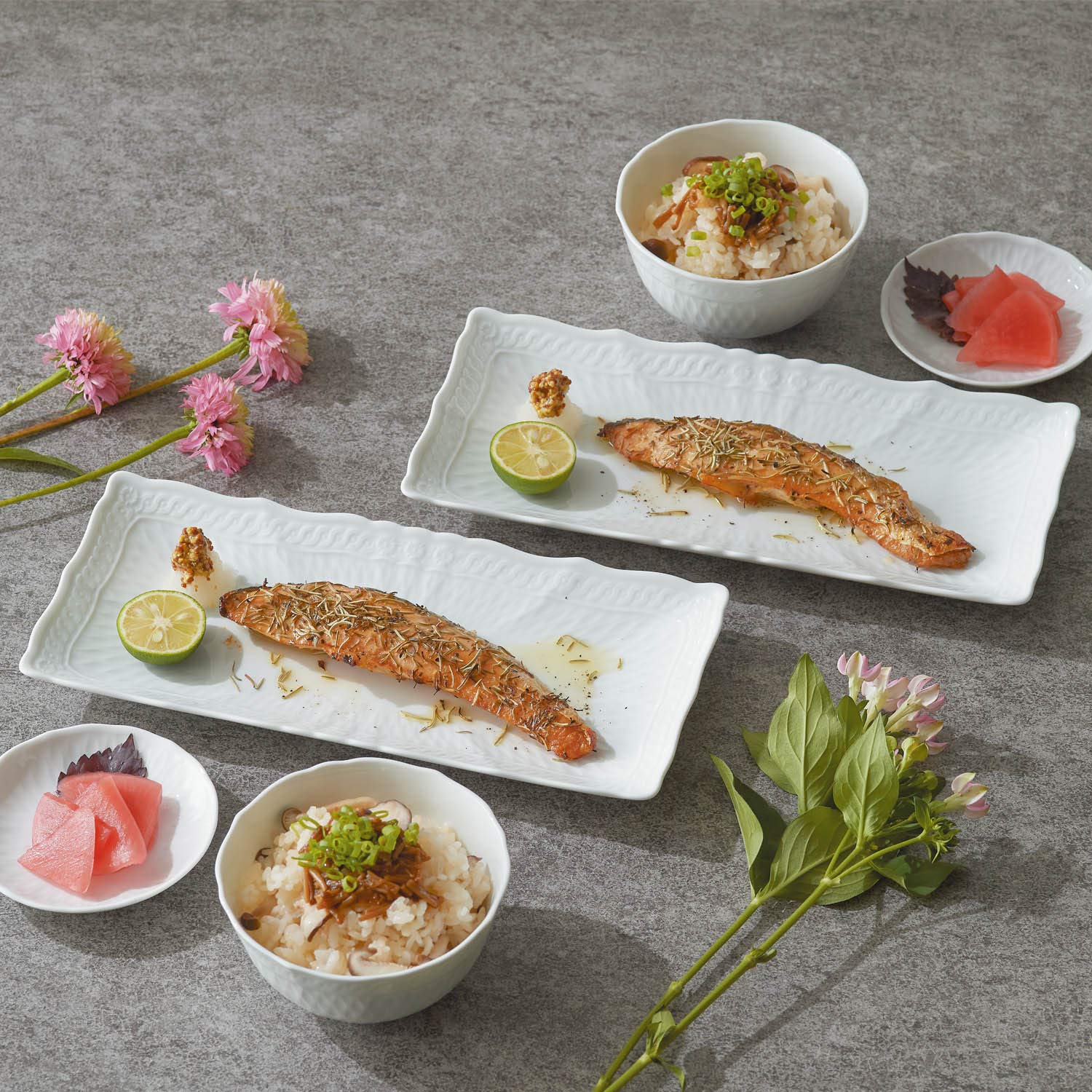 Amazon.co.jp: Noritake ノリタケ プレート ( 長角皿 ) 27cm シェール