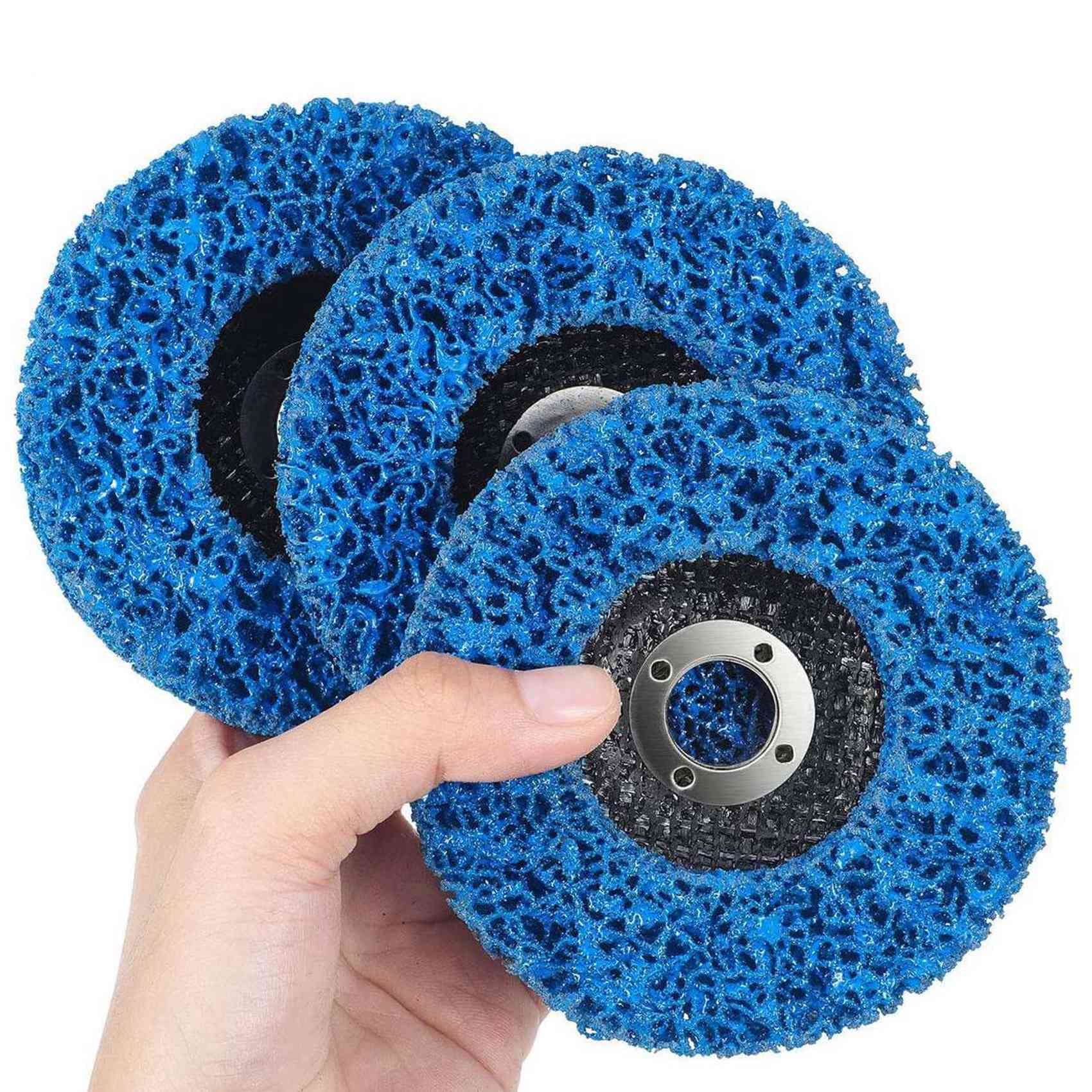 18 Piezas de Discos de Pelado de Pintura, Discos de Tira de óxido de Rueda para Amoladora Angular de 100 mm para Fibra Vidrio Madera Y Metal Productos
