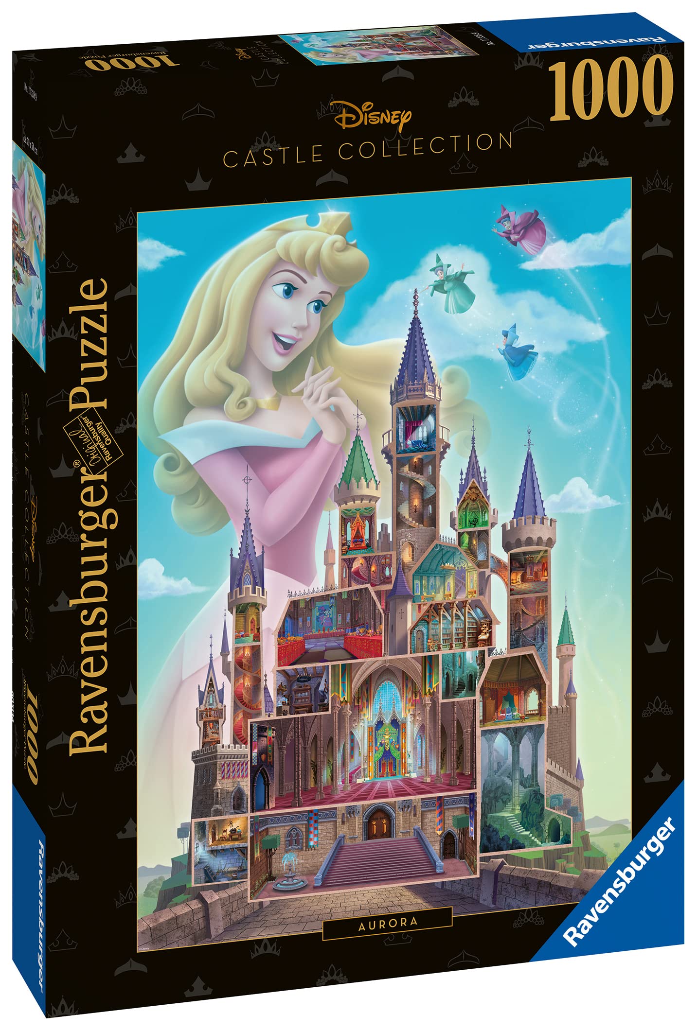 Ravensburger Disney Castles Aurora 1000 Piece Jigsaw Puzzle