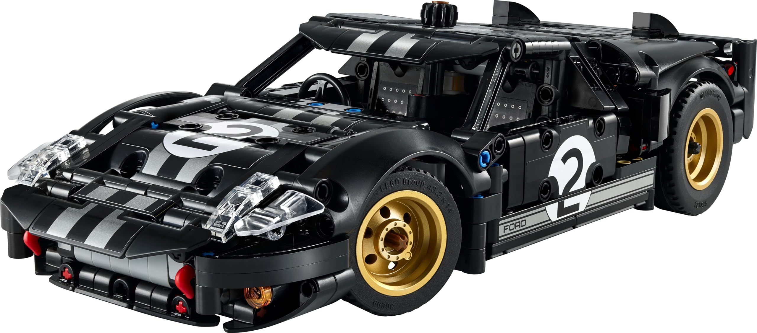 LEGO Technic Coche de Carreras Ford GT40 MKII de 1966 - Maquetas para Construir para Adultos - Coche de Colección con Motor V8 para Montar y Detalles - Regalo para Hombres y Fans del Motor 42223