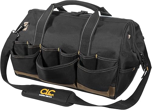 Miniatura 2 de CLC Custom Leathercraft 1535 - Bolsa de mano con bandeja superior de plástico, 18 pulgadas, 37 bolsillos