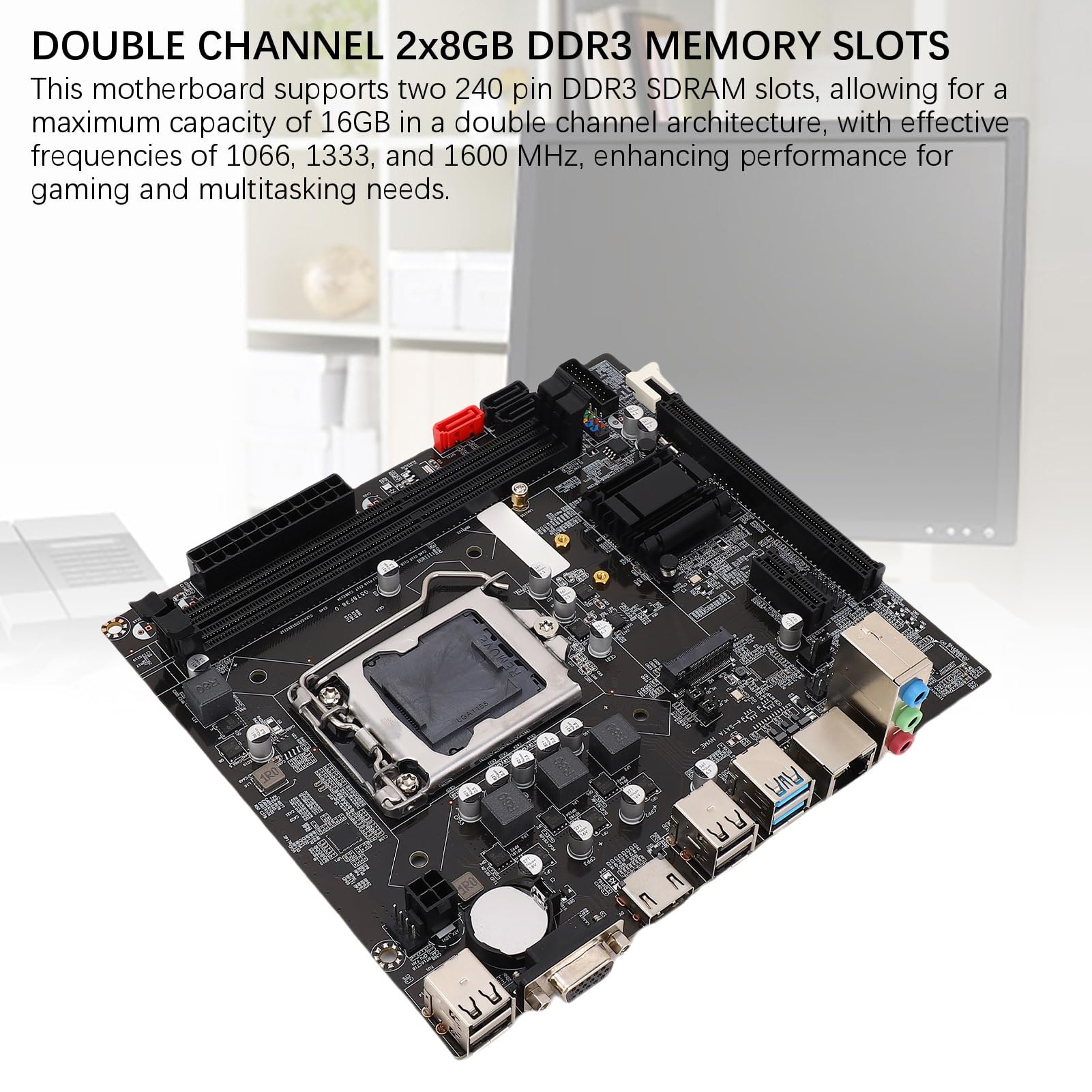 Amazon | B75 LGA1155 マザーボード (マイクロATX、8GB DDR3、PCIe 3.0