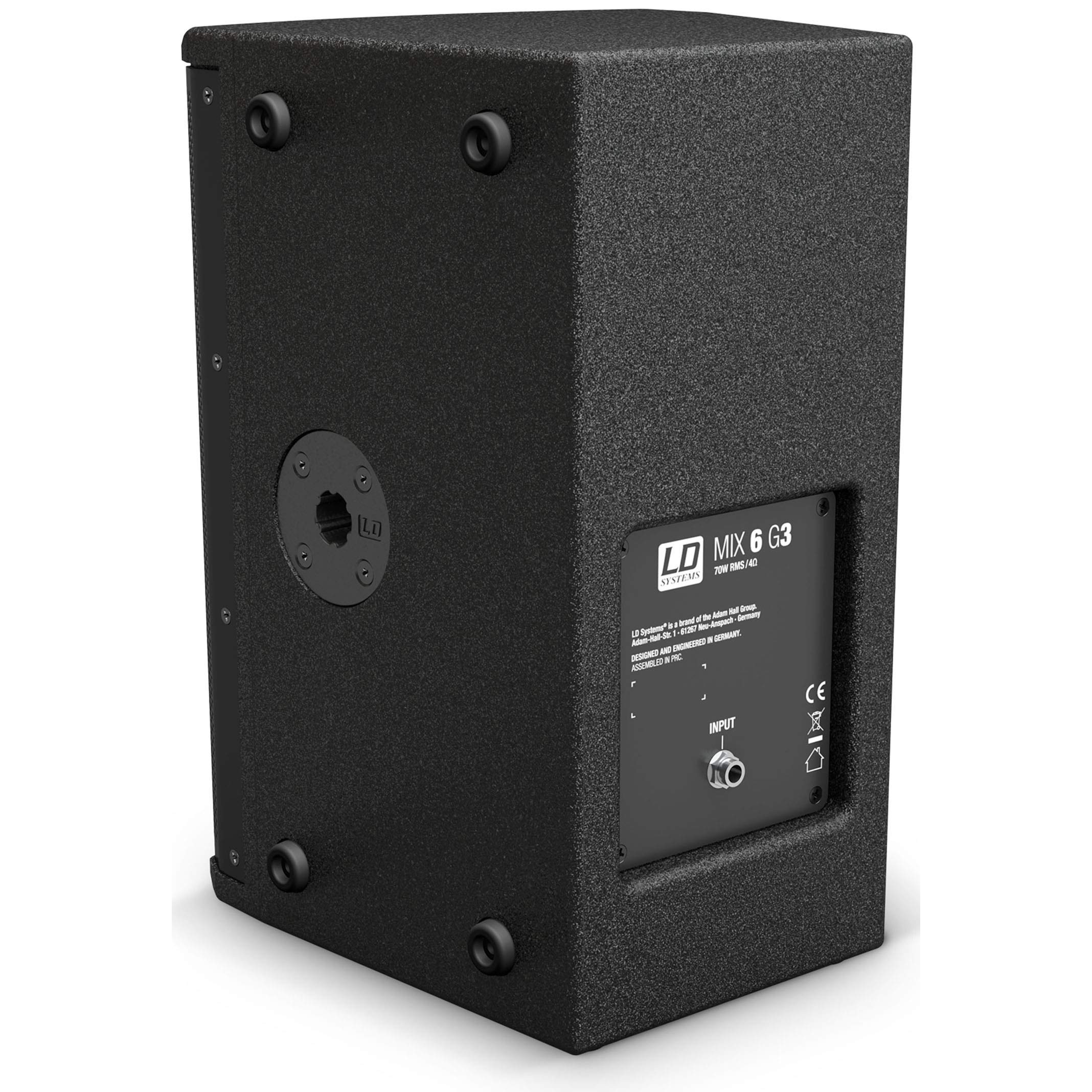 LD Systems MIX 6 2 G3 2-Weg Slave-Lautsprecher 6,5" passiv schwarz