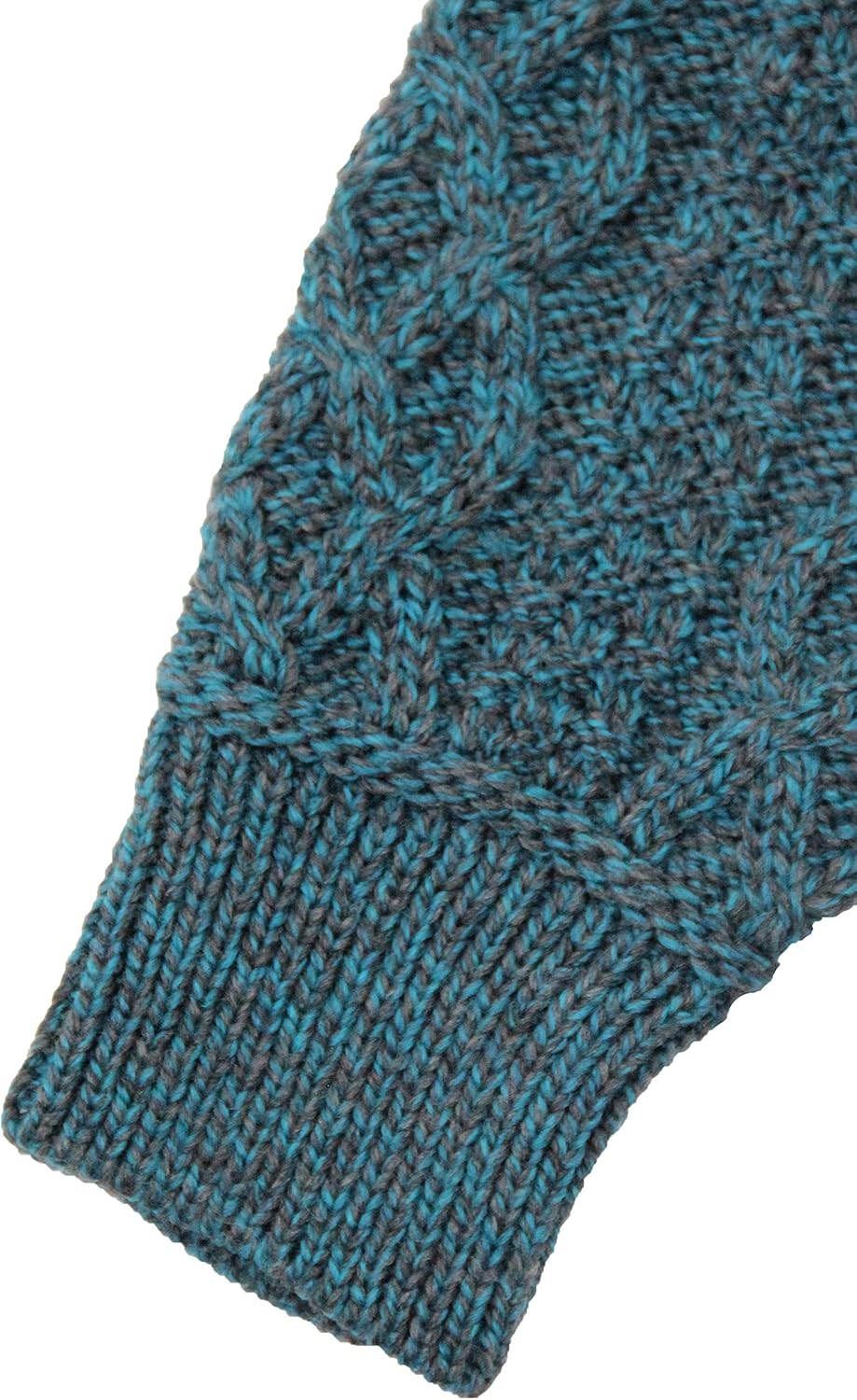 Aran Crafts Men's Soft Irish Cable Knit Shawl Collar Sweater (100% Merino Wool) - Image 6