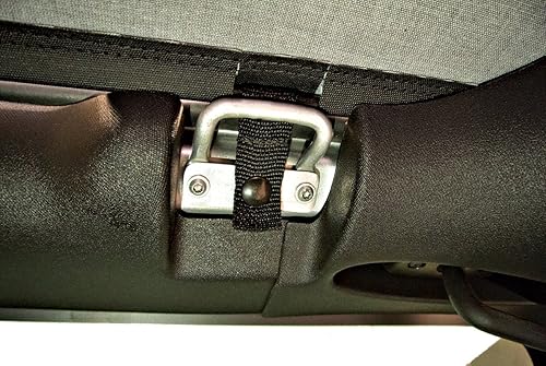 Miniatura 10 de Bestop 5240035 Top de bikini de sol de diamante negro para Wrangler JK 2DR y 4DR 2007-2018 - Longitud de Targa