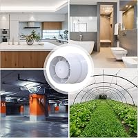 HENGBIRD Csatornás Ventilátor 100-150mm Csendes Inline Szellőztető Konyha Fürdőszoba 7