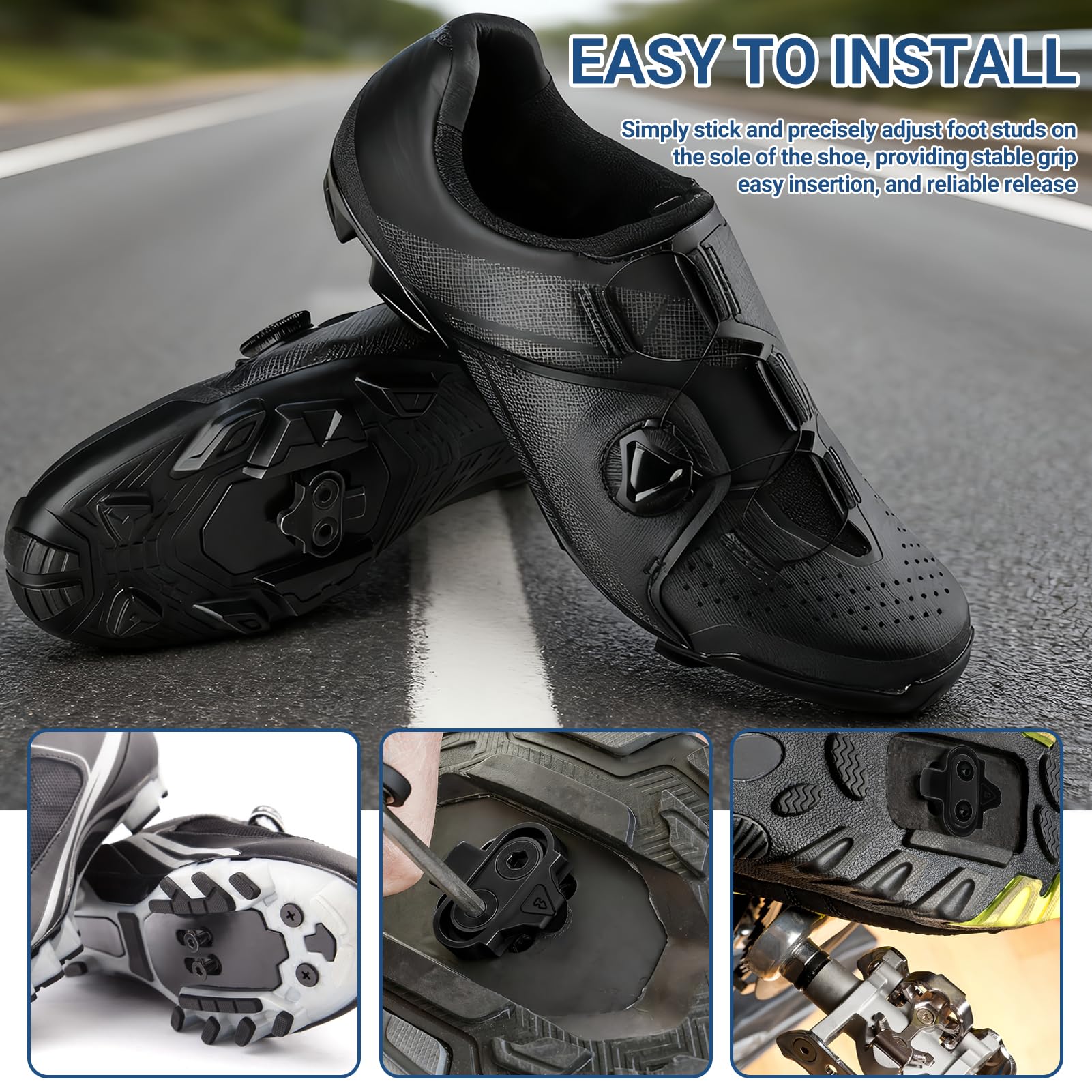 Calas SPD SH51 MTB Look Carretera Pedales Bicicleta Zapatillas 2 Piezas