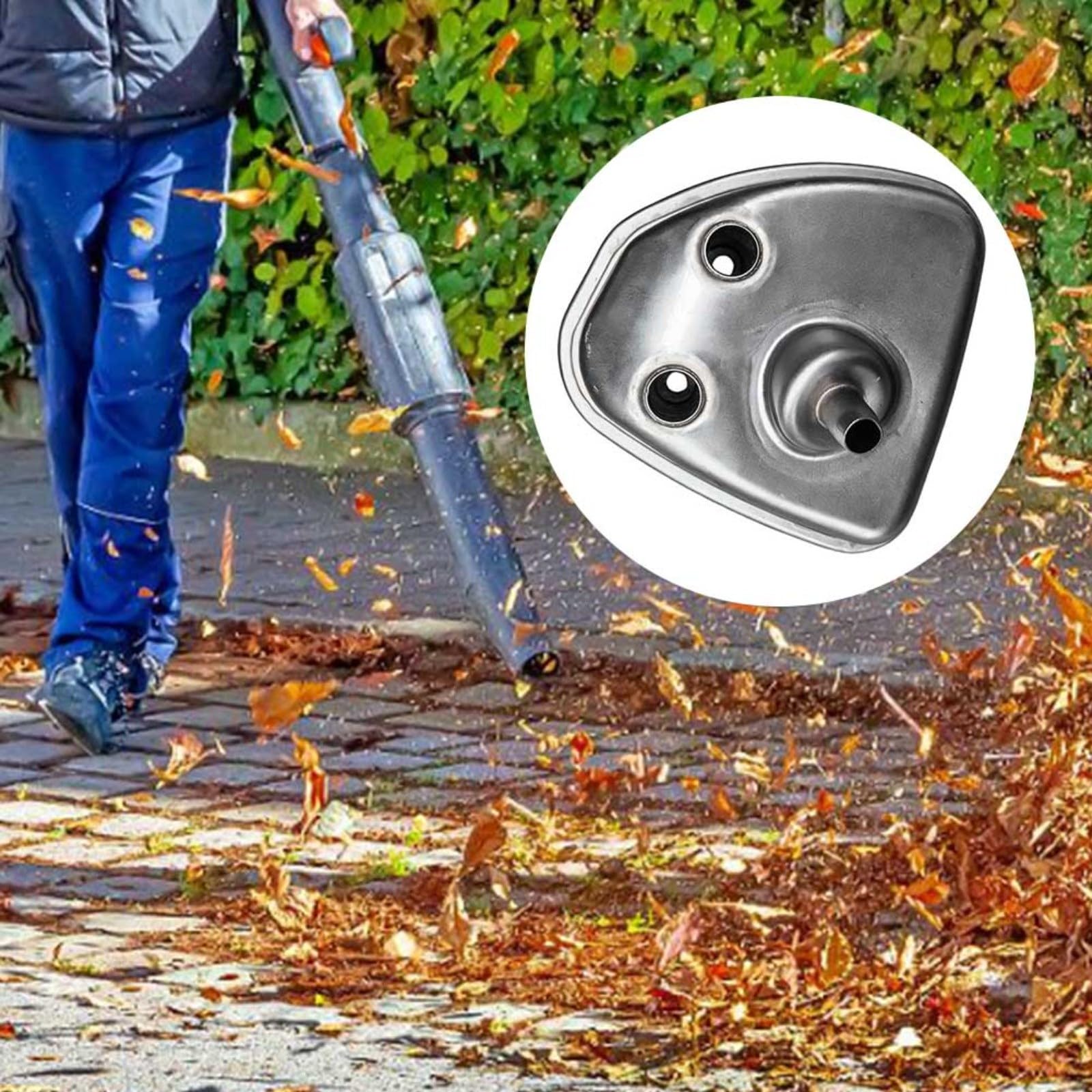 Accesorio de reducción de ruido silenciador de metal para sopladores de hojas BG56 y SH56, pieza de repuesto 4241 140 0614, ideal para mantenimiento de jardín y exterior