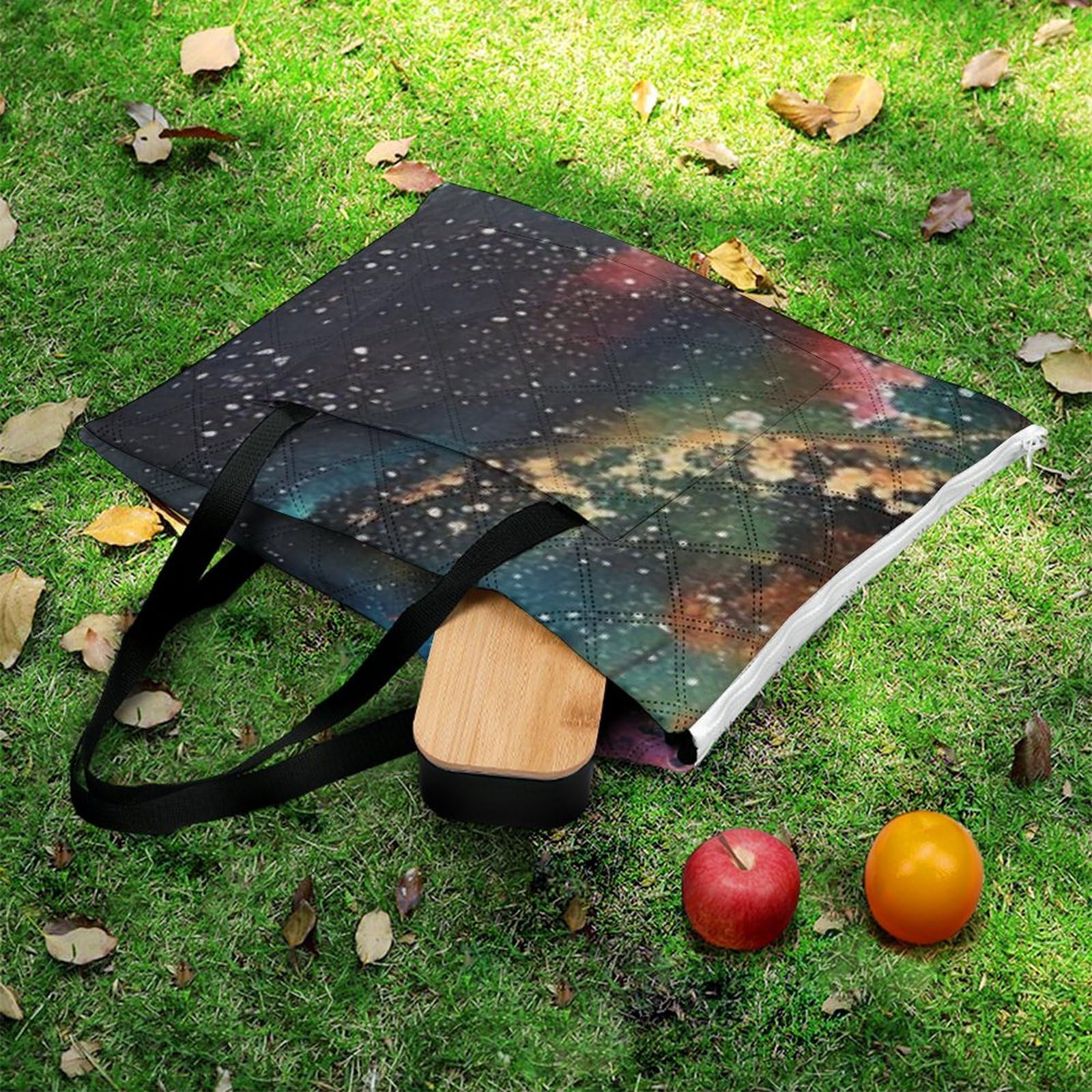 3D Impression Plusieurs Trous Noirs Couverture Pique Nique Art Tapis Pique Nique Nappe Picnic Couverture De Pique-Nique pour Le Voyage, Le Camping, Les Vacances, Etc 200x200cm