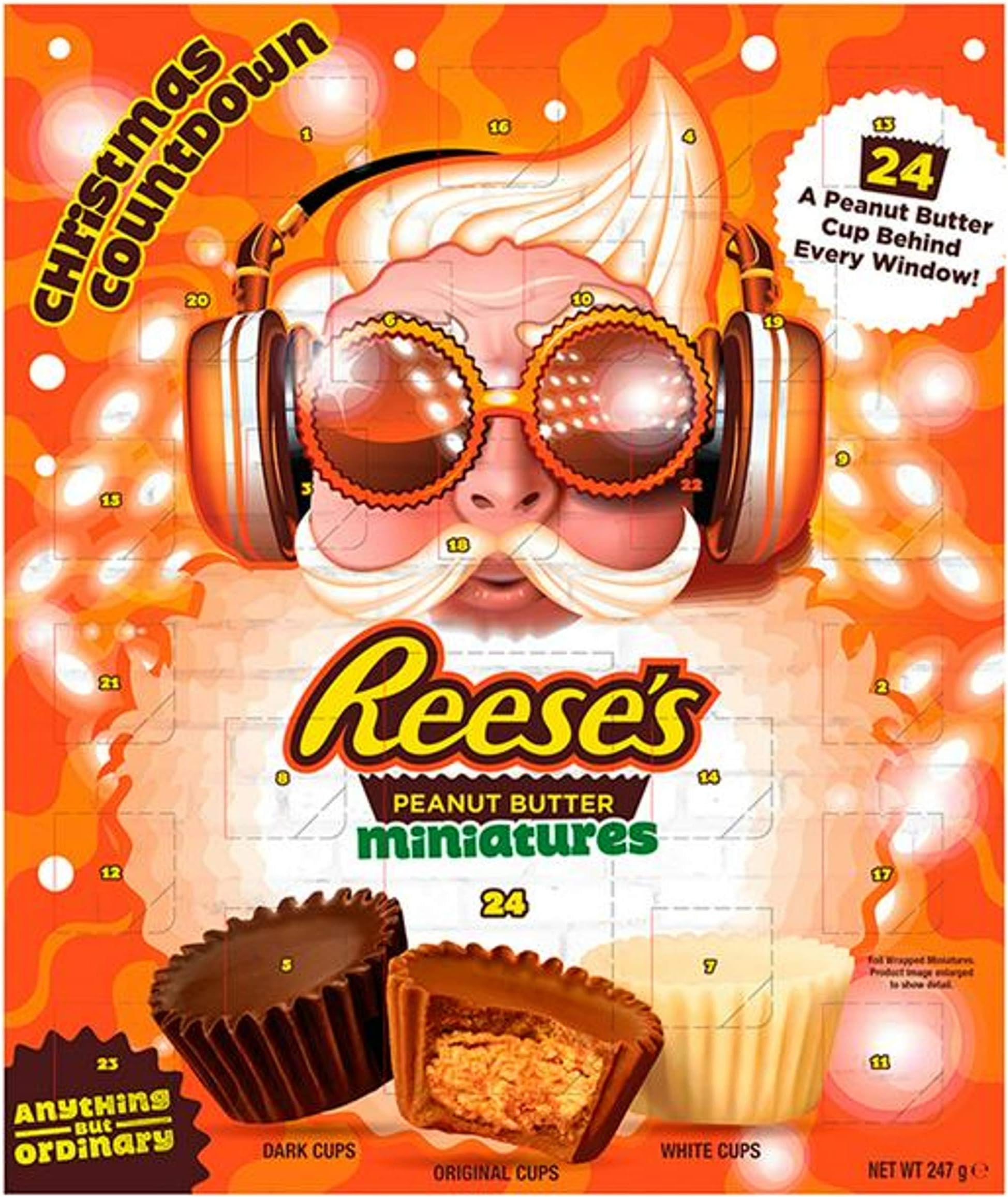 2020 Reese's Holiday Countdown Advent Calendar with Reese's Peanut Butter Cups and