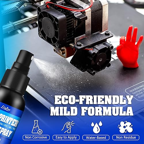 Miniatura 2 de Adhesivo para impresora 3D  Aerosol de pegamento de impresión 3D, perfecta adherencia de primera capa, evita la deformación en la cama de impresión