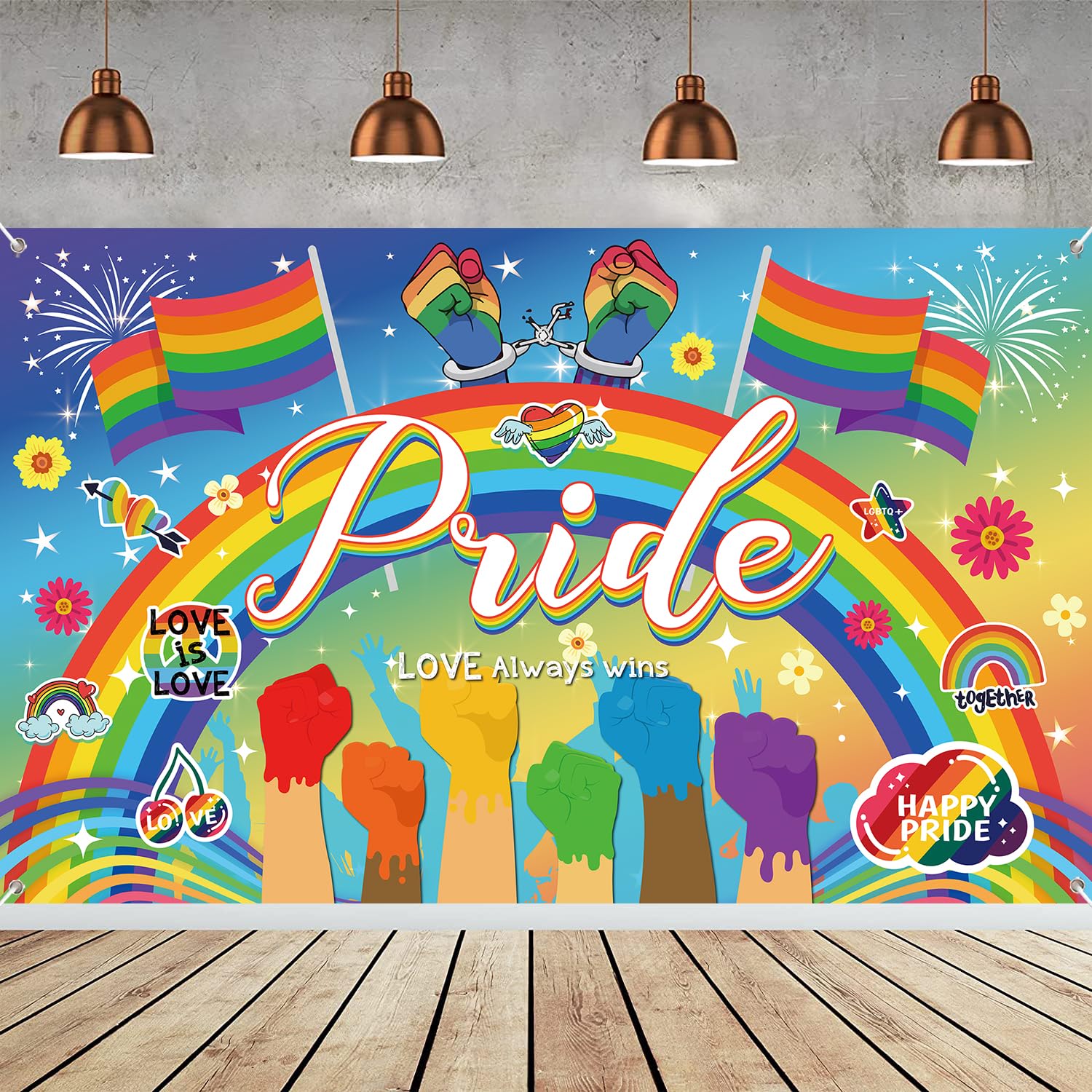 Smores Gay Pride Ornamento Natalizio A Forma Di Cuore Arcobaleno Con Etichetta 2023, Regalo LGBTQ+ In Confezione Regalo